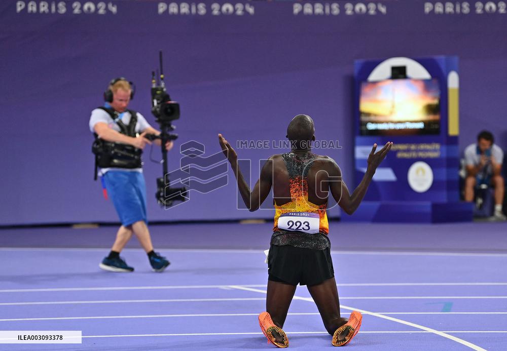 Paris 2024 - 10000m - Joshua Cheptegei of Uganda Wins Gold