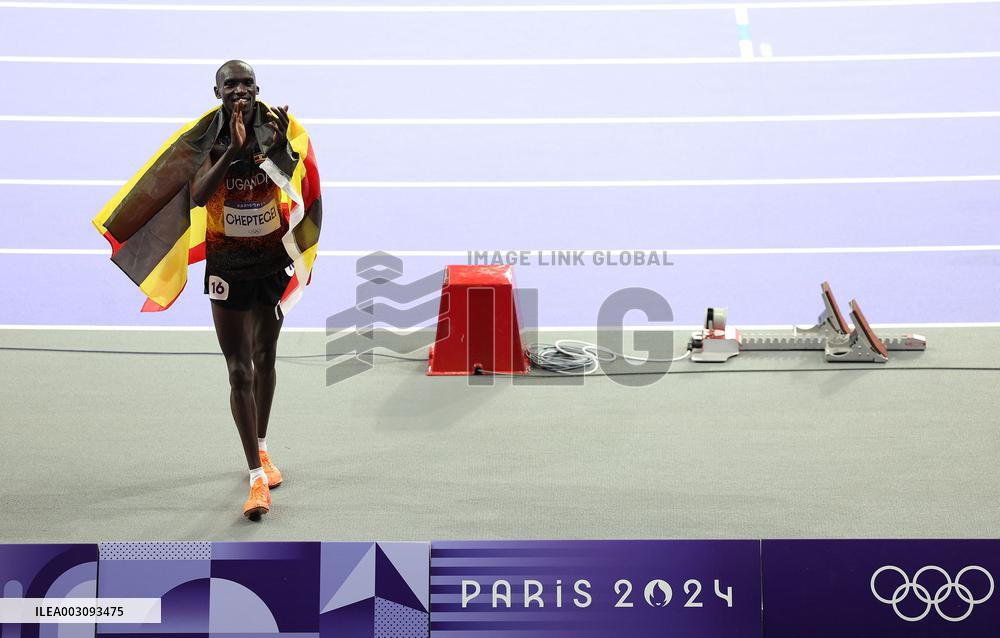 Paris 2024 - 10000m - Joshua Cheptegei of Uganda Wins Gold