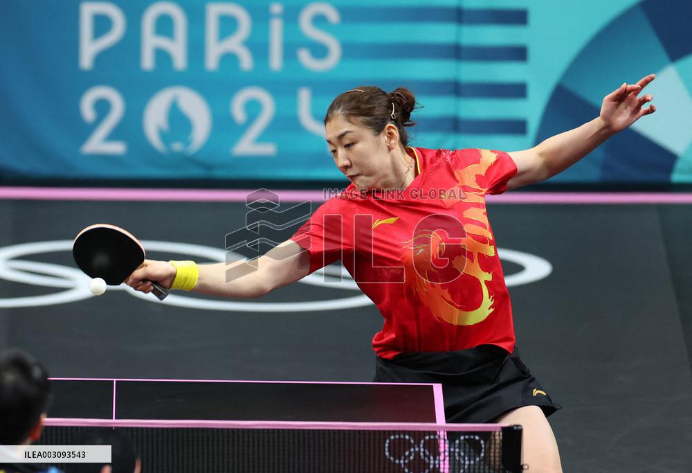 (PARIS2024) FRANCE-PARIS-OLY-TABLE TENNIS