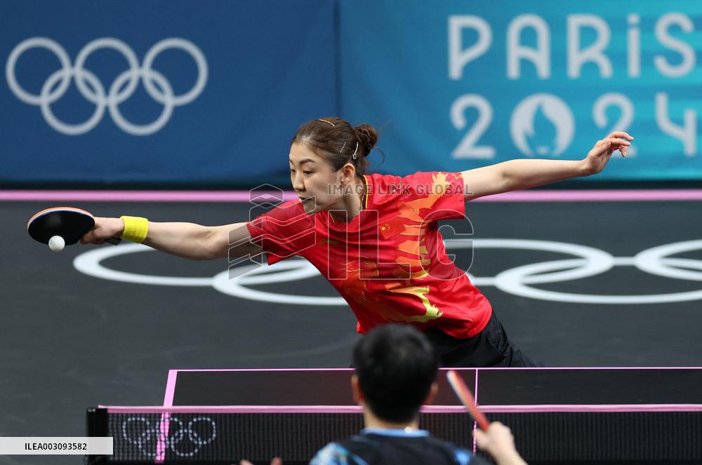 (PARIS2024) FRANCE-PARIS-OLY-TABLE TENNIS