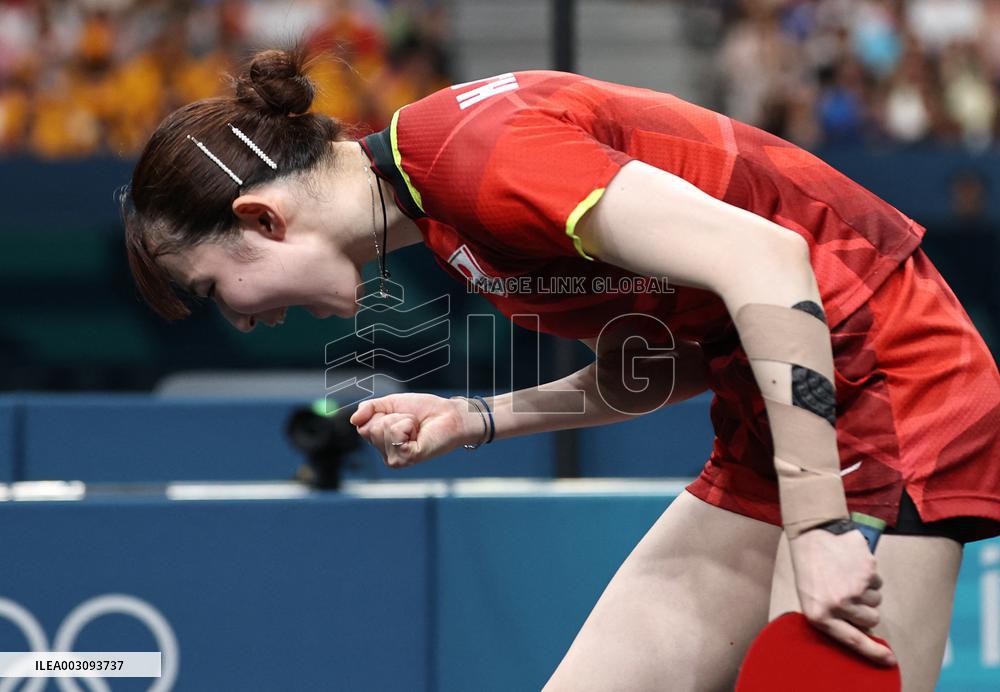 (PARIS2024) FRANCE-PARIS-OLY-TABLE TENNIS