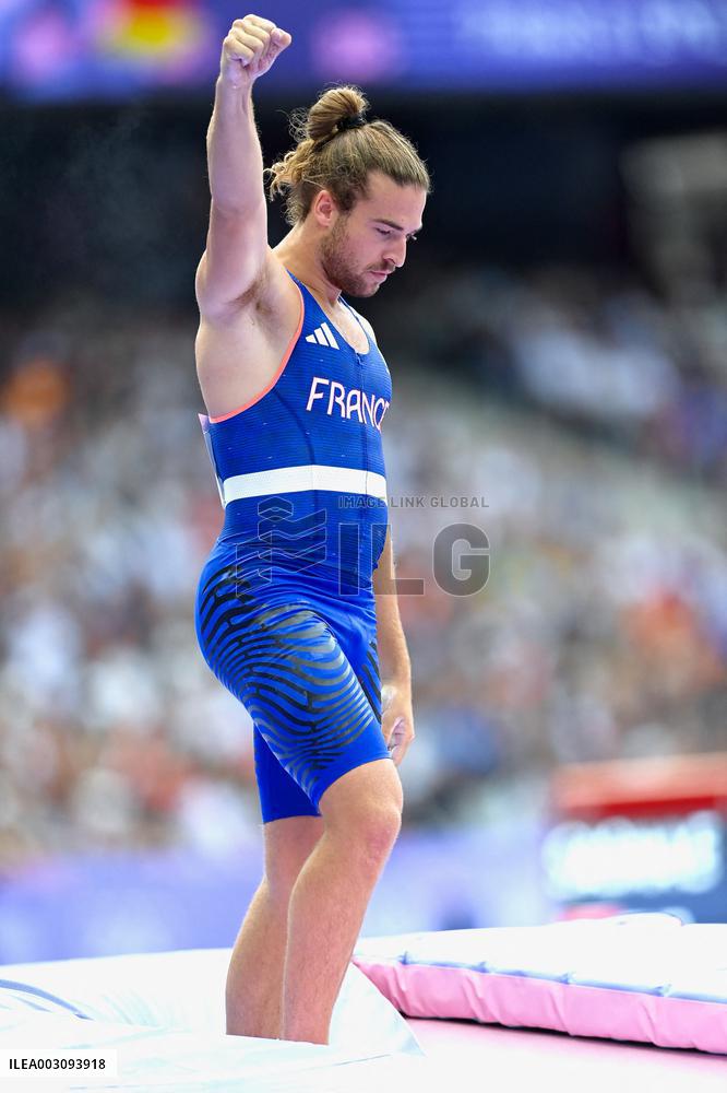 Paris 2024- Pole Vault French Team at Paris 2024 Olympic Games