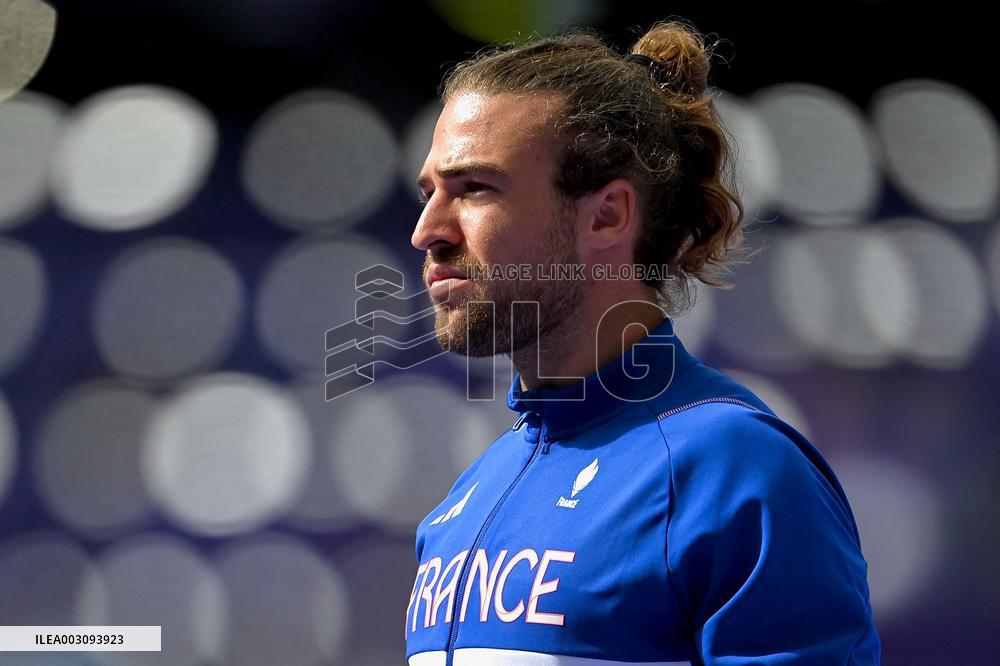 Paris 2024- Pole Vault French Team at Paris 2024 Olympic Games
