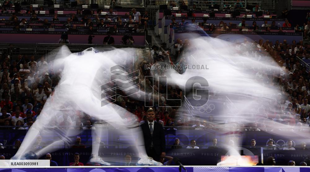 Paris 2024 - Fencing - Illustrations