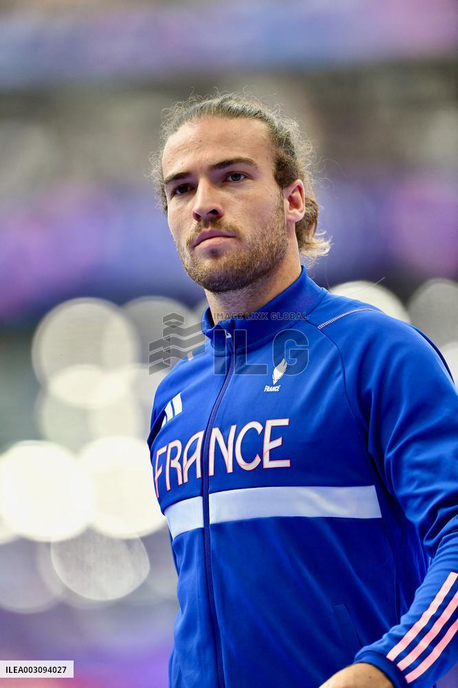 Paris 2024- Pole Vault French Team at Paris 2024 Olympic Games