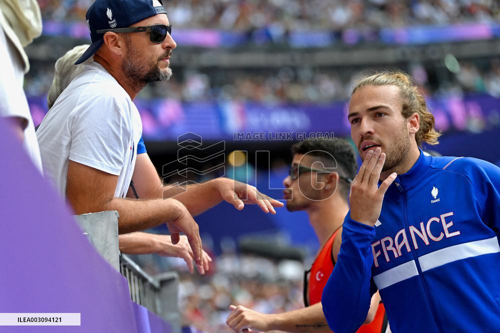Paris 2024- Pole Vault French Team at Paris 2024 Olympic Games