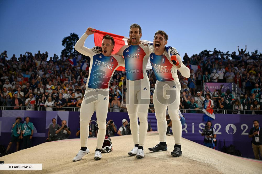 Paris 2024 - BMX - Triple Medal For Team France