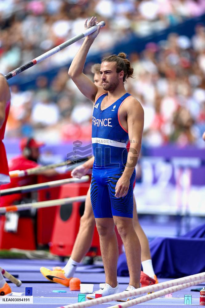 Paris 2024- Pole Vault French Team at Paris 2024 Olympic Games