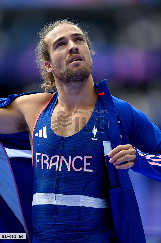 Paris 2024- Pole Vault French Team at Paris 2024 Olympic Games