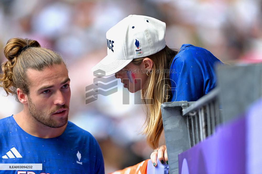 Paris 2024- Pole Vault French Team at Paris 2024 Olympic Games