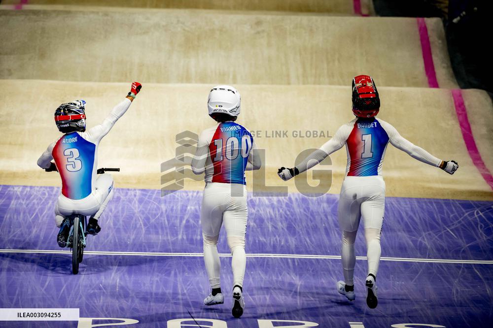 Paris 2024 - BMX - Triple Medal For Team France