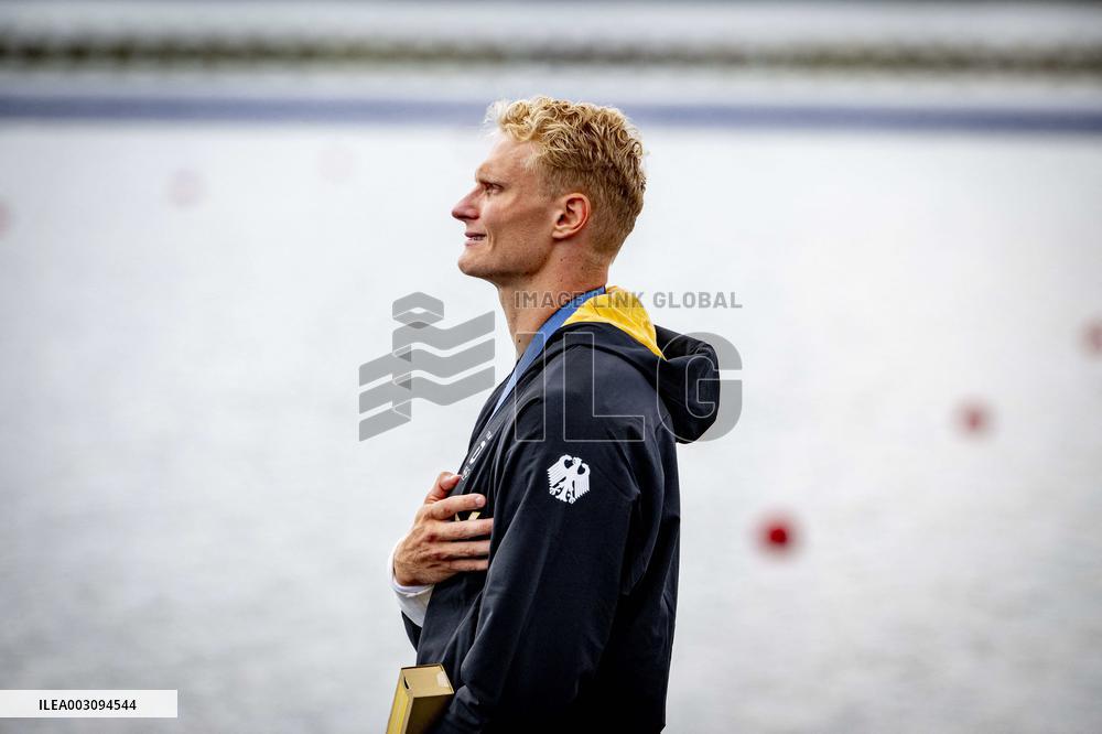 Paris 2024 - Rowing - Oliver Zeidler Wins Gold