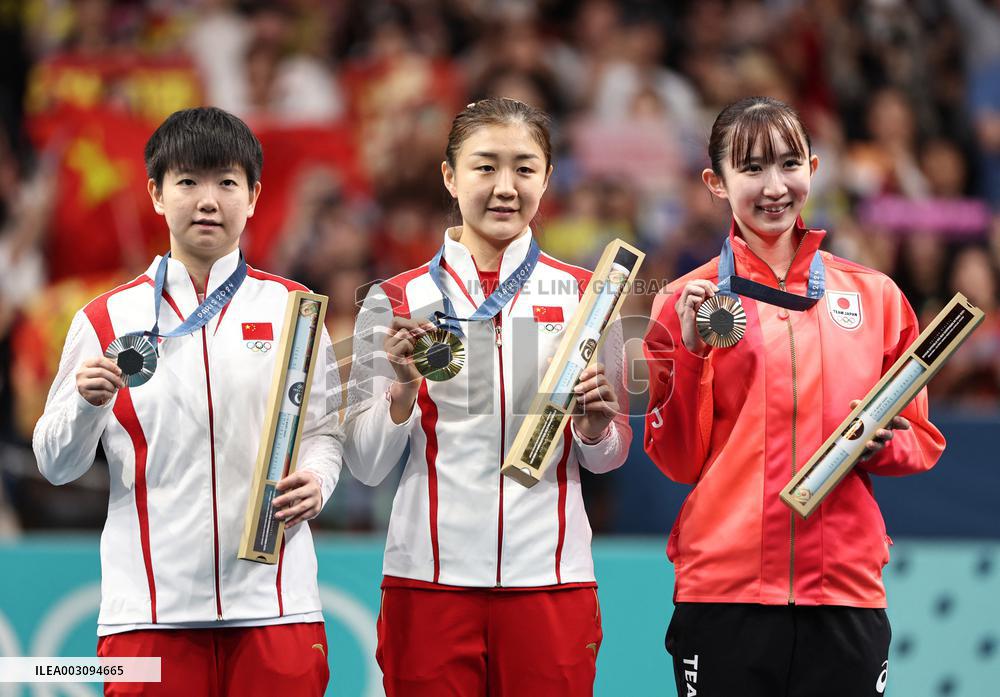 (PARIS2024) FRANCE-PARIS-OLY-TABLE TENNIS