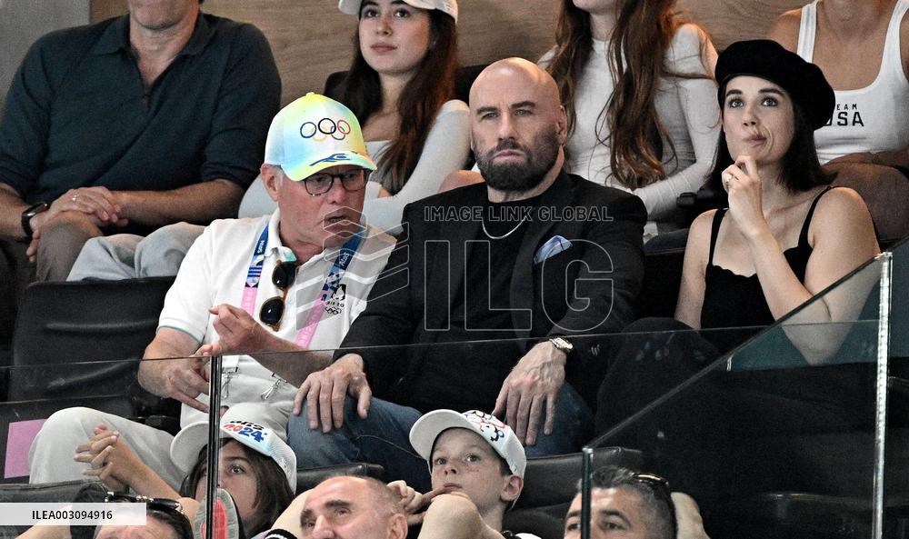 Paris 2024 - Gymnastic - John Travolta In The Stands