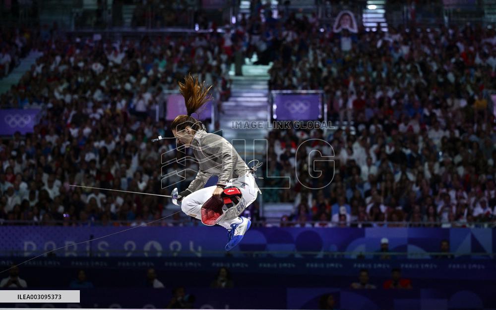 (PARIS2024) FRANCE-PARIS-OLY-FENCING