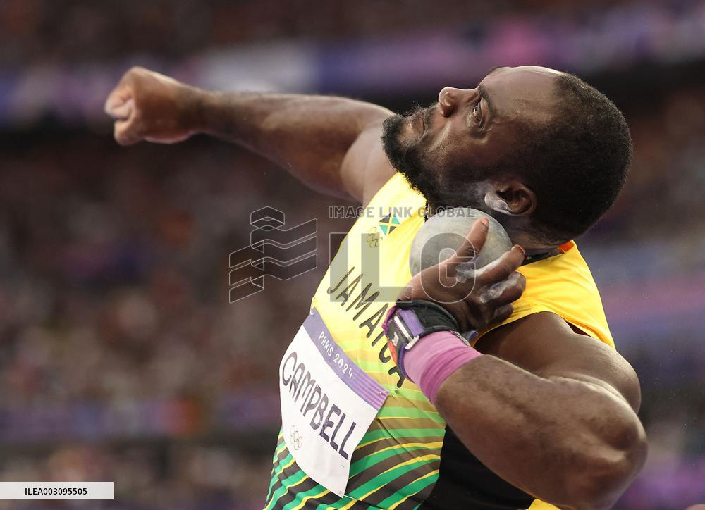 (PARIS2024) FRANCE-PARIS-OLY-ATHLETICS-SHOT PUT-MEN