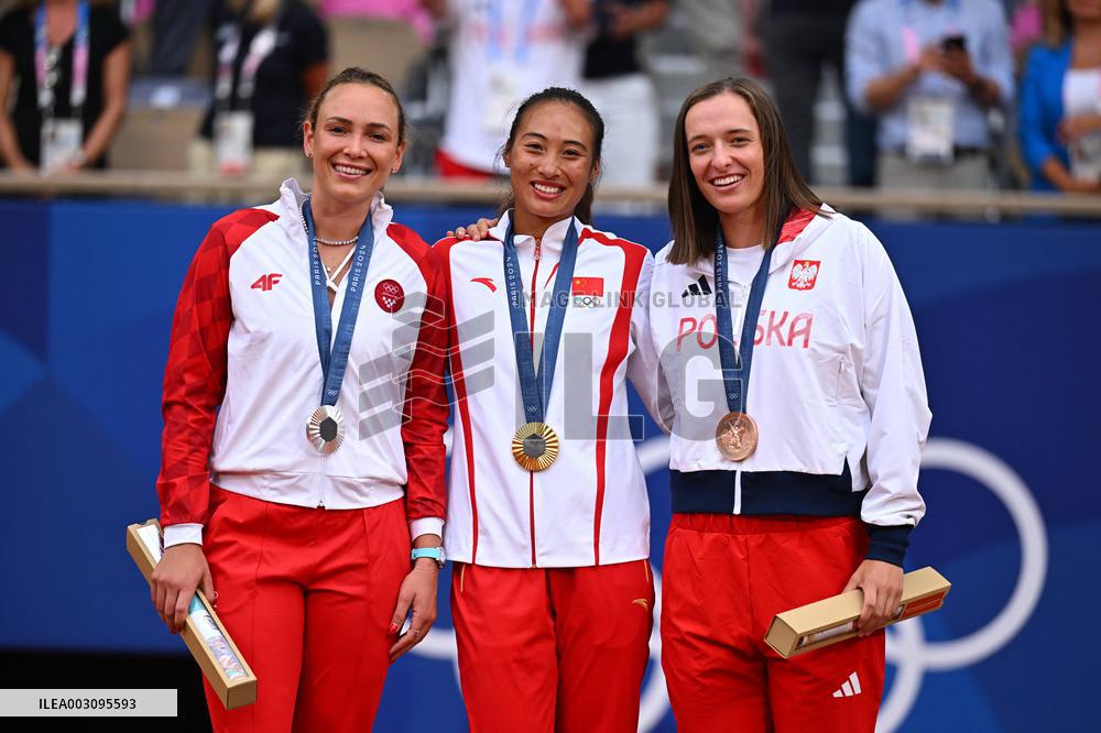 Paris 2024 - Tennis - Qinwen Zheng Wins Gold