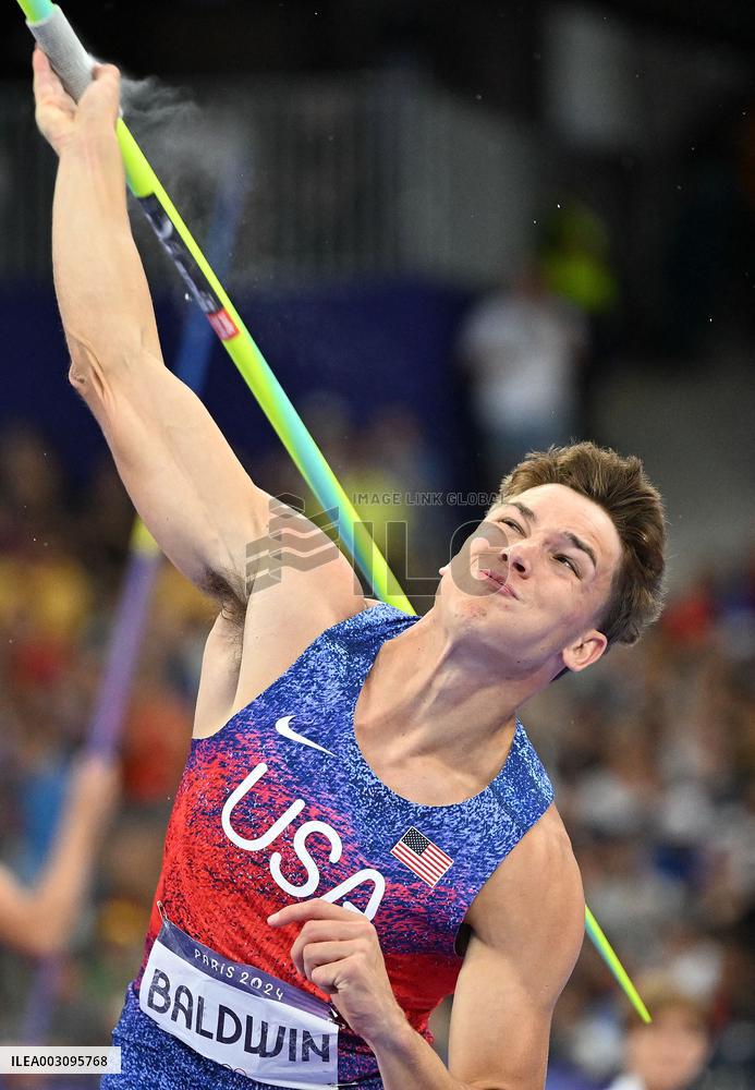 (PARIS2024) FRANCE-PARIS-OLY-ATHLETICS-DECATHLON-MEN