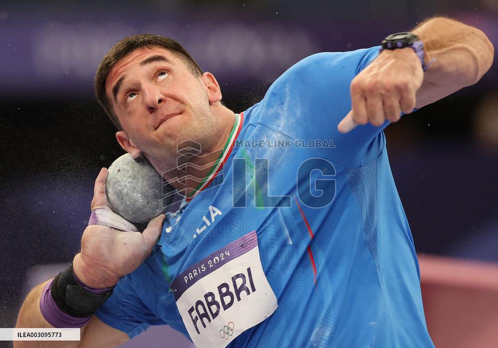 (PARIS2024) FRANCE-PARIS-OLY-ATHLETICS-SHOT PUT-MEN