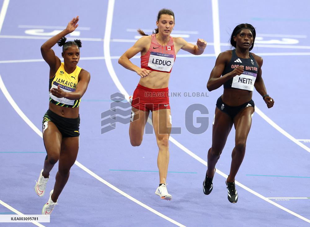 (PARIS2024) FRANCE-PARIS-OLY-ATHLETICS-100M-WOMEN