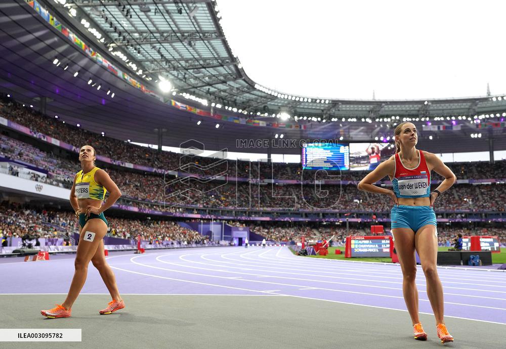 (PARIS2024) FRANCE-PARIS-OLY-ATHLETICS-100M-WOMEN