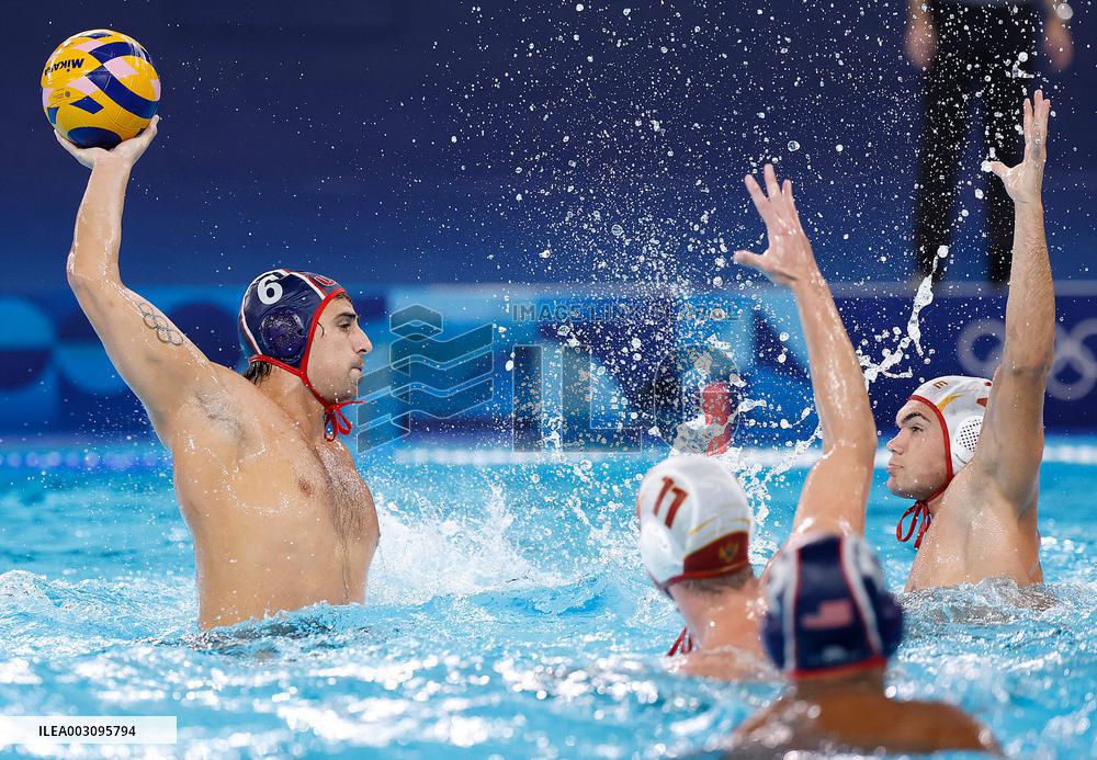 (PARIS2024) FRANCE-SAINT-DENIS-OLY-WATER POLO