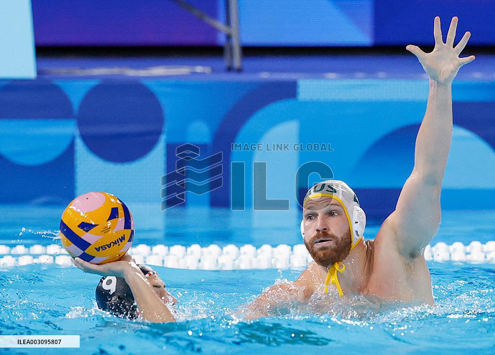 (PARIS2024) FRANCE-SAINT-DENIS-OLY-WATER POLO