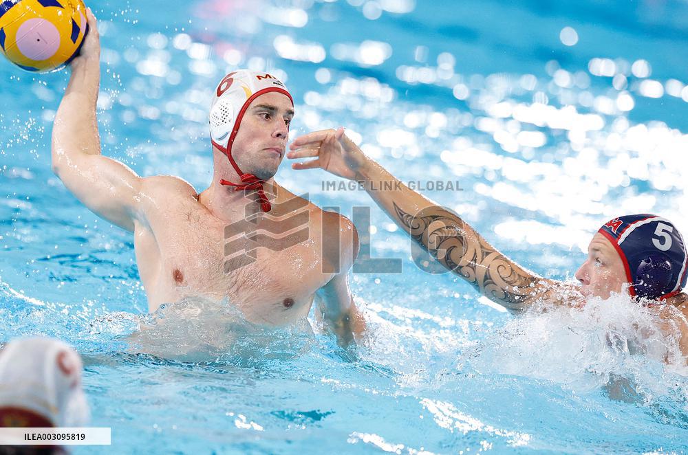 (PARIS2024) FRANCE-SAINT-DENIS-OLY-WATER POLO