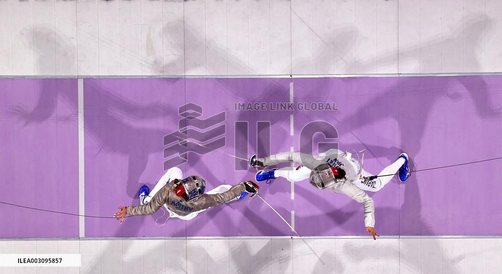 (PARIS2024) FRANCE-PARIS-OLY-FENCING