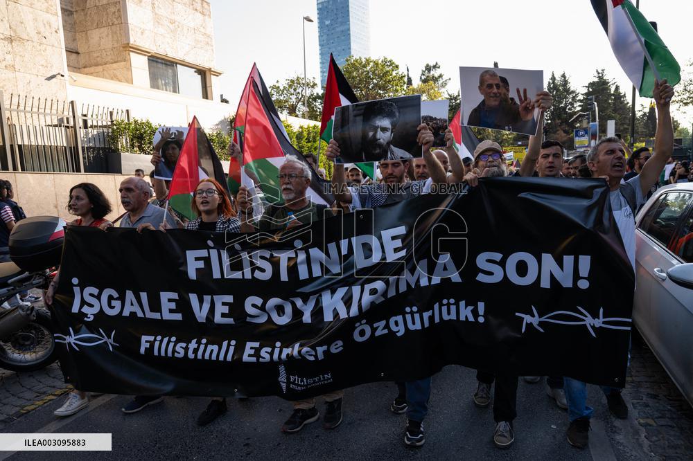 Pro-Palestine Protest Against Israel In Istanbul