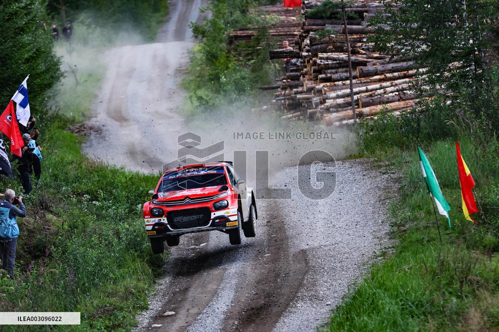 Rally race - Fia World Rally Championship  Wrc Secto Rally Finland  2024