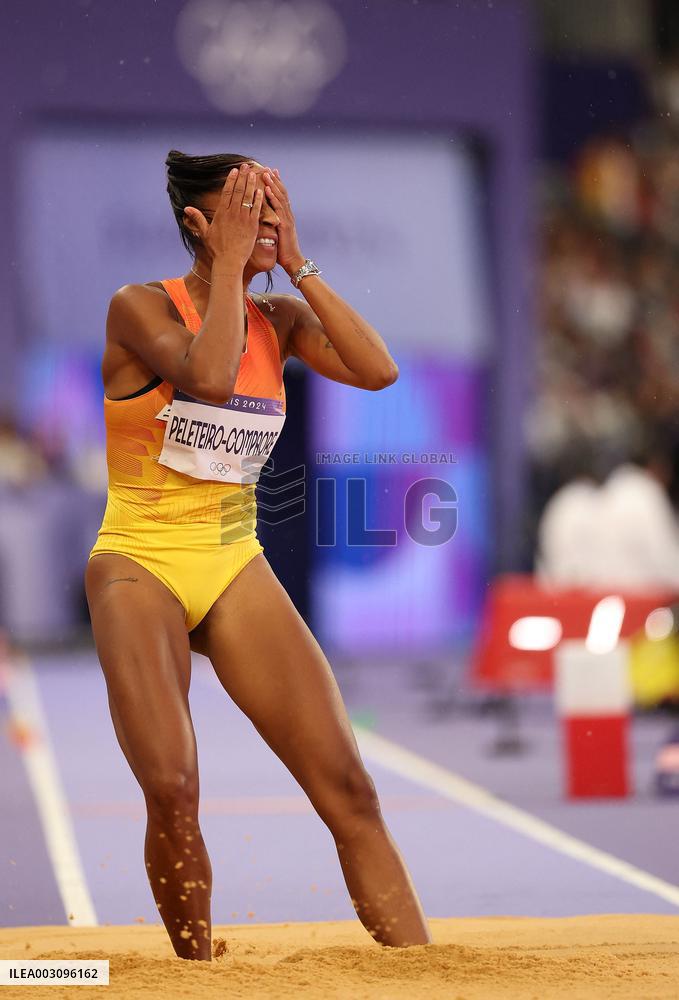 (PARIS2024) FRANCE-PARIS-OLY-ATHLETICS-TRIPLE JUMP-WOMEN