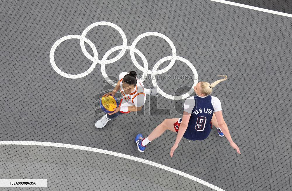 (PARIS2024) FRANCE-PARIS-OLY-3x3 BASKETBALL