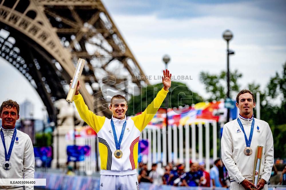 Paris 2024 - Road Race - Remco Evenepoel Wins Gold