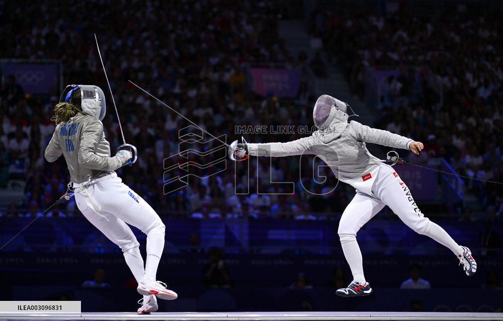 (PARIS2024) FRANCE-PARIS-OLY-FENCING