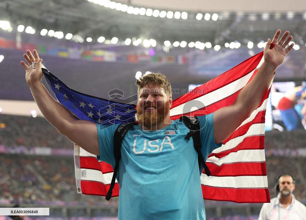 (PARIS2024) FRANCE-PARIS-OLY-ATHLETICS-SHOT PUT-MEN