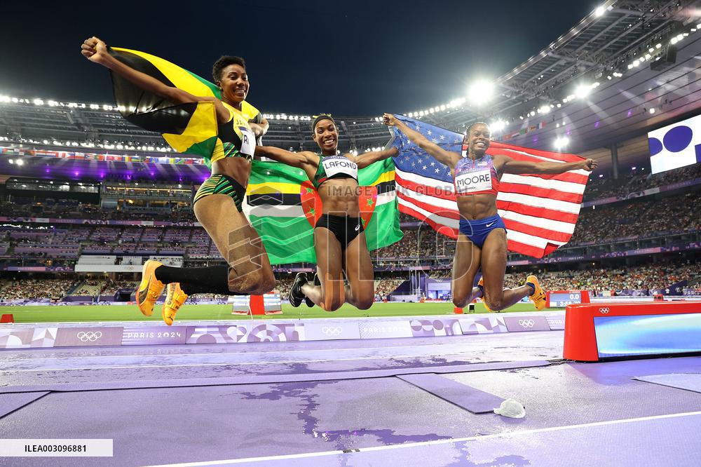 (PARIS2024) FRANCE-PARIS-OLY-ATHLETICS-TRIPLE JUMP-WOMEN