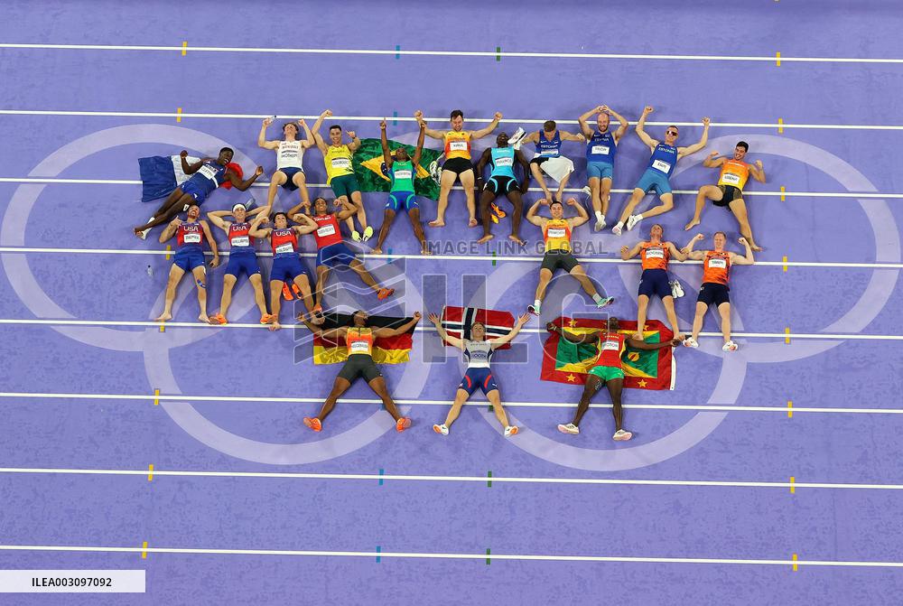 (PARIS2024) FRANCE-PARIS-OLY-ATHLETICS-DECATHLON-MEN