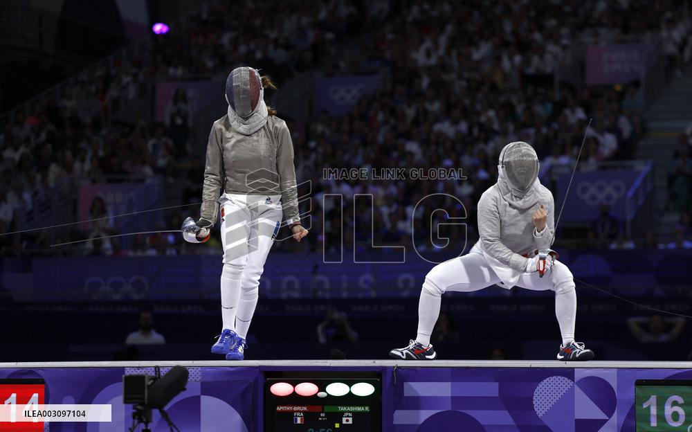 (PARIS2024) FRANCE-PARIS-OLY-FENCING