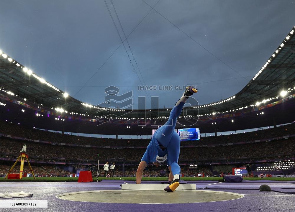 (PARIS2024) FRANCE-PARIS-OLY-ATHLETICS-SHOT PUT-MEN