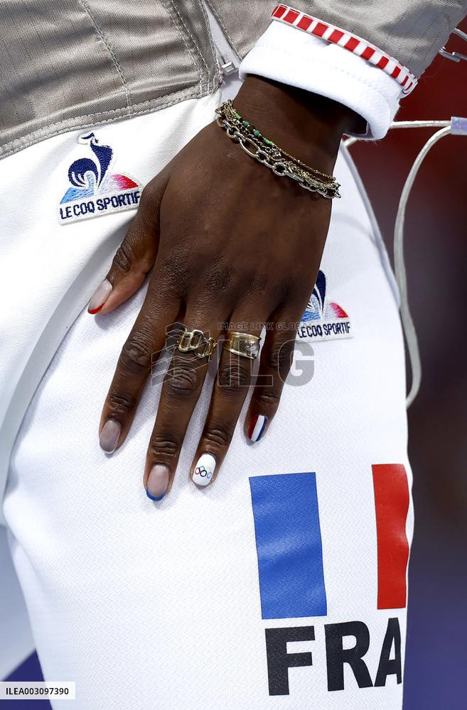 (PARIS2024) FRANCE-PARIS-OLY-FENCING