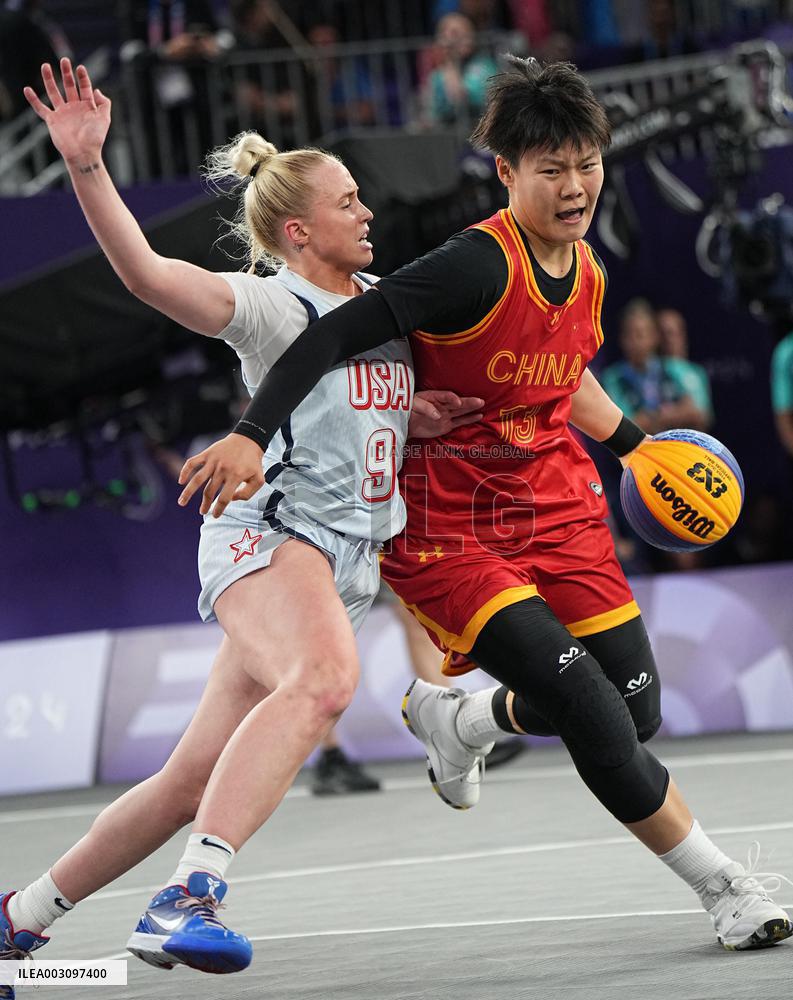 (PARIS2024) FRANCE-PARIS-OLY-3x3 BASKETBALL