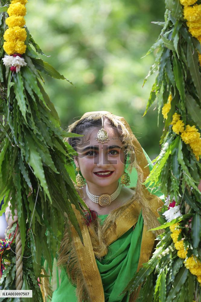 INDIA-PUNJAB-AMRITSAR-TEEJ FESTIVAL