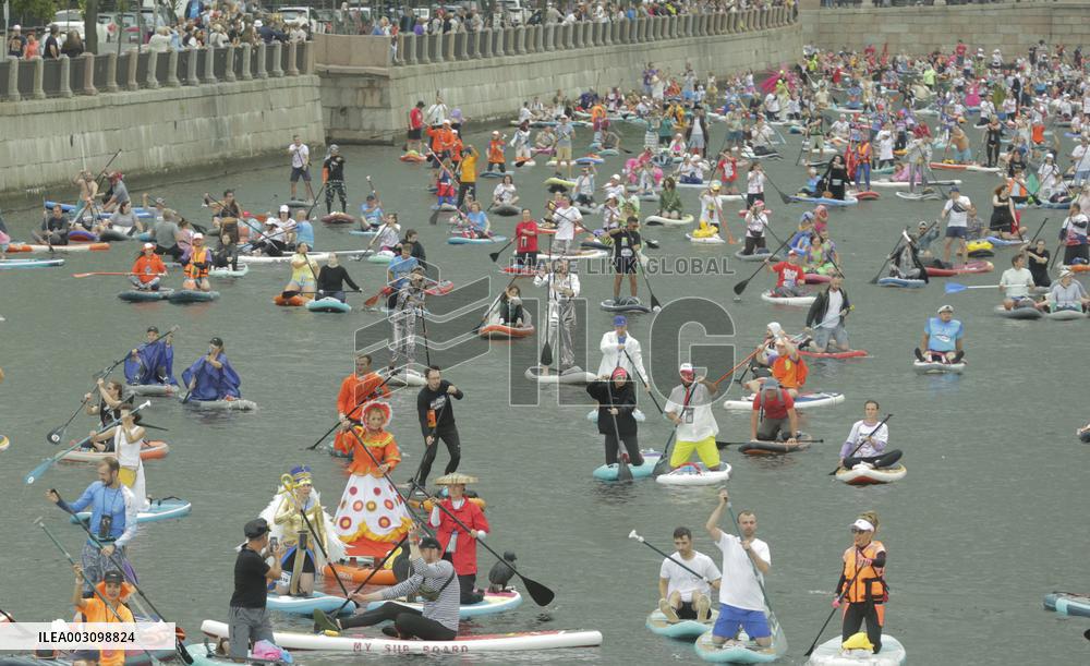 RUSSIA-ST. PETERSBURG-FONTANKA SUP FESTIVAL