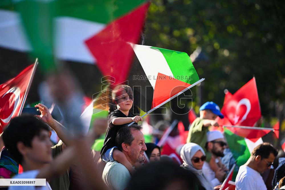T?RKIYE-ISTANBUL-RALLY-PALESTINE