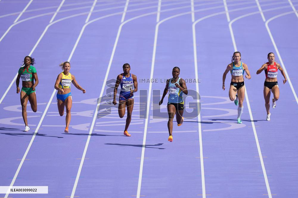 (PARIS2024) FRANCE-PARIS-OLY-ATHLETICS-200M-WOMEN