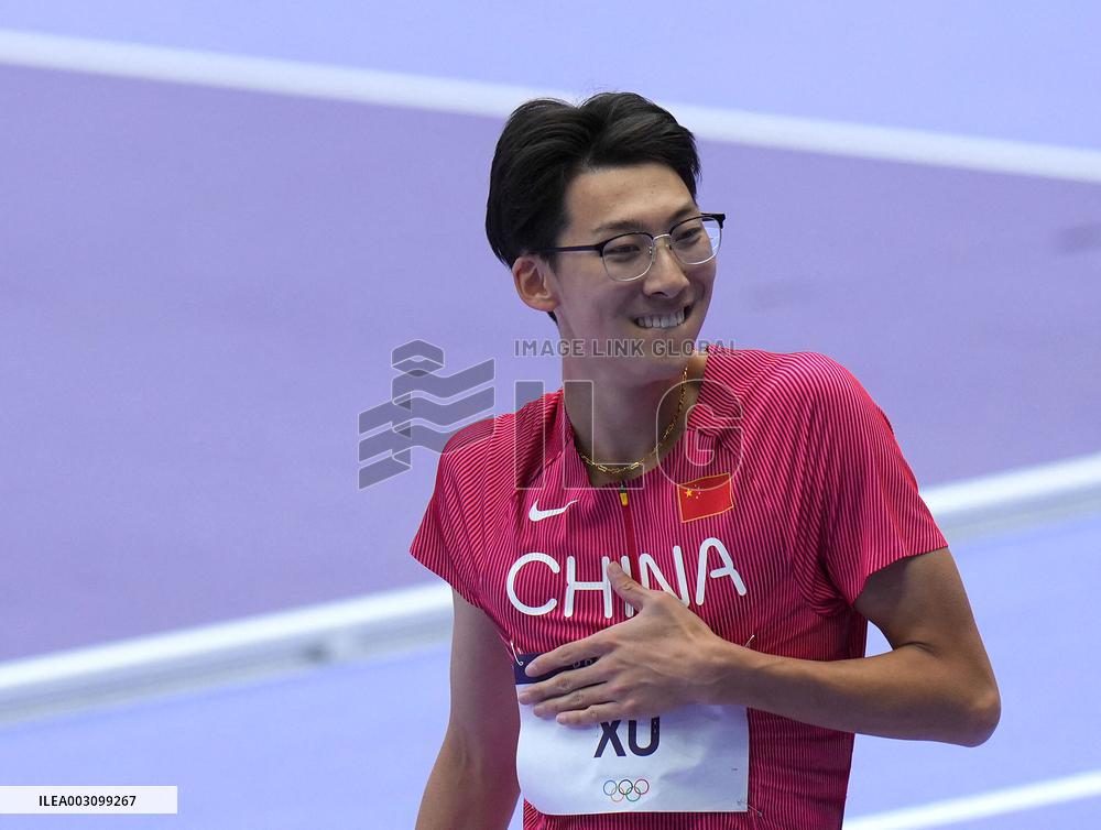 (PARIS2024) FRANCE-PARIS-OLY-ATHLETICS-110M HURDLES-MEN