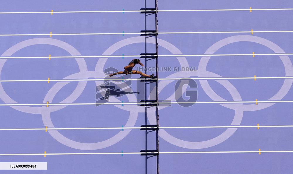 (PARIS2024) FRANCE-PARIS-OLY-ATHLETICS-400M HURDLES-WOMEN