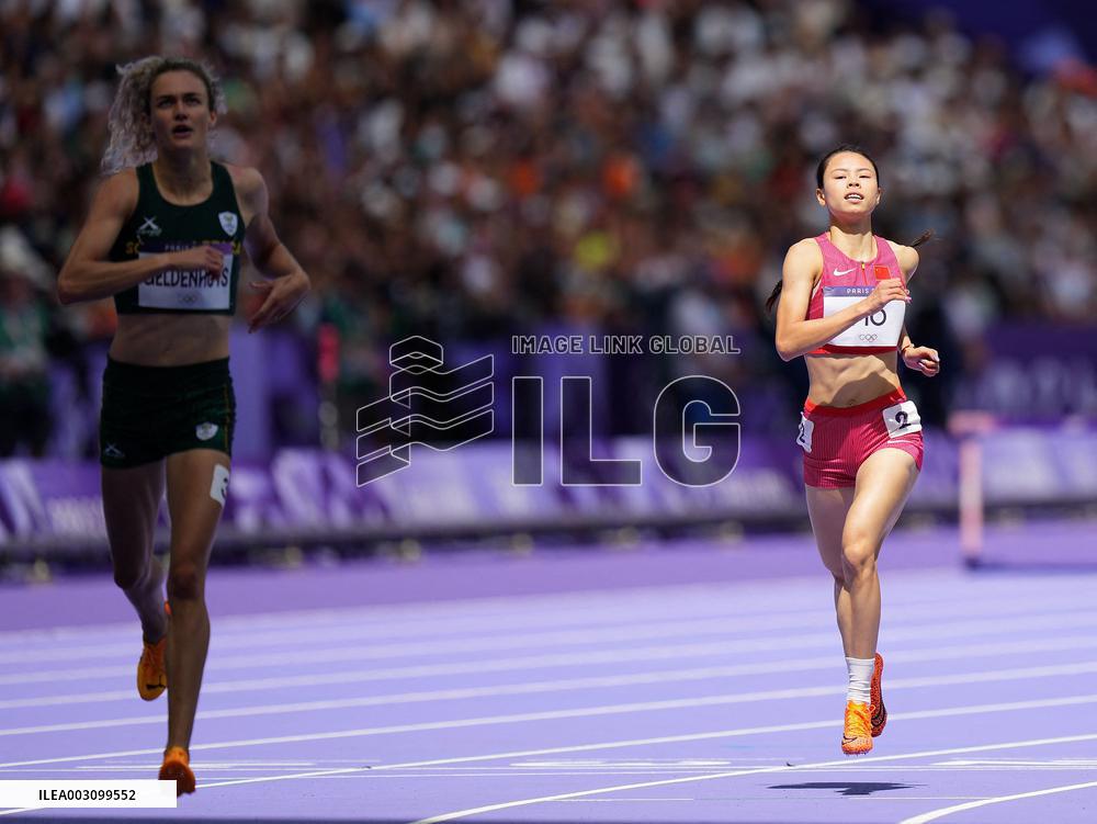 (PARIS2024) FRANCE-PARIS-OLY-ATHLETICS-400M HURDLES-WOMEN