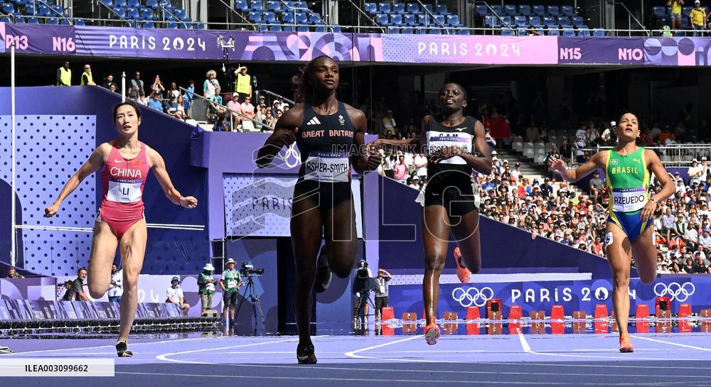 (PARIS2024) FRANCE-PARIS-OLY-ATHLETICS-200M-WOMEN